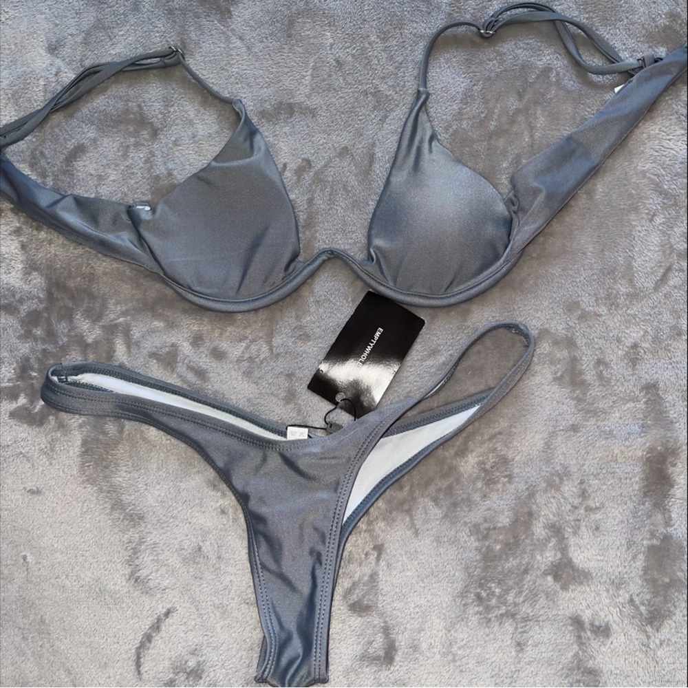 Empty whole grey swimwear/bikini